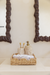 Scallop Rattan Rectangular Tray - The Home Decor Outlet