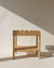 Scallop Rattan Side Table - The Home Decor Outlet