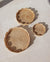 Scallop Rattan Round Tray - The Home Decor Outlet