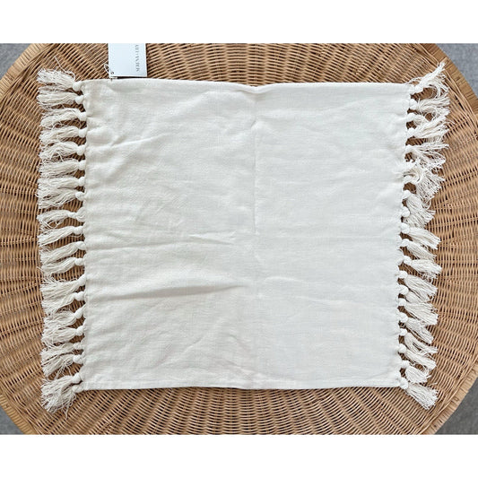 Mendocino Pillow Cover (24” SQ)-Sea Salt Beige - The Home Decor Outlet