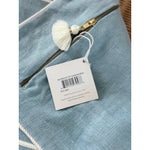 Riva Pillow Cover (18”x24”)-Coastal Blue/White