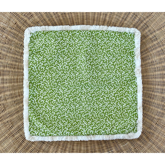 Reef Outdoor Pillow Cover (20” SQ)-Grass Green - The Home Decor Outlet