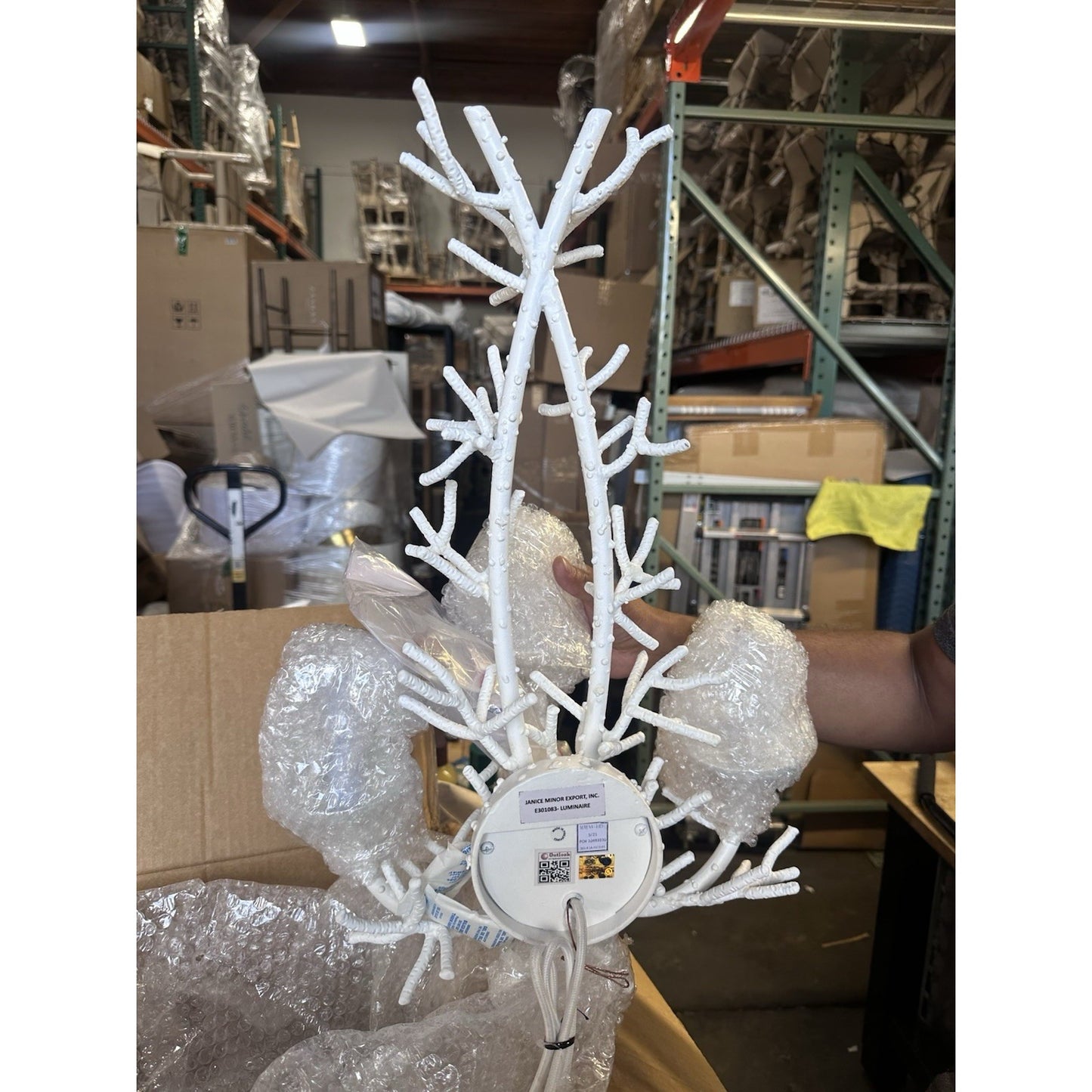 Coral Sconce (Shadeless)-White