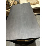 Harbour Cane Wide Nightstand-Ebony - The Home Decor Outlet