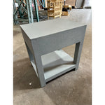 Driftway 1-Drawer Painted Linen Nightstand-Coastal Blue