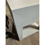 Driftway 1-Drawer Painted Linen Nightstand-Coastal Blue