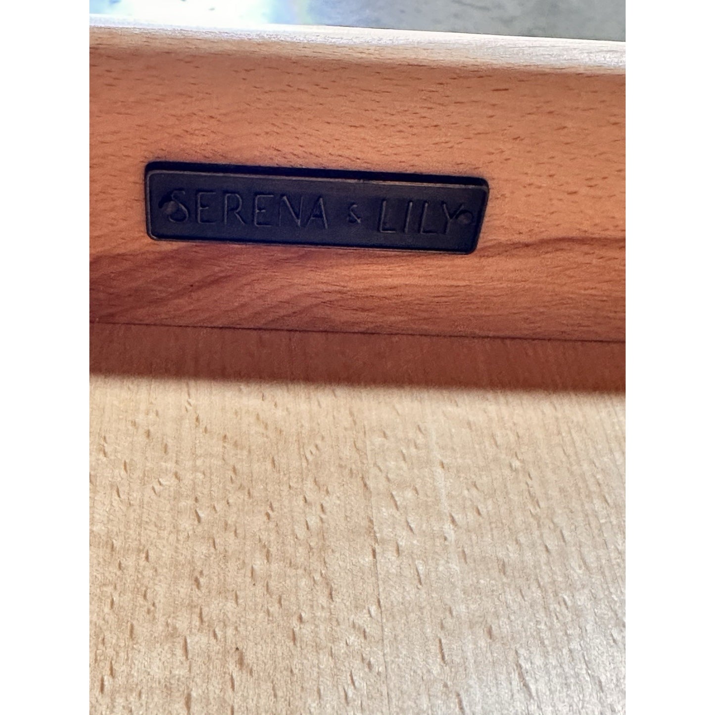 Driftway 1-Drawer Painted Linen Nightstand-Coastal Blue