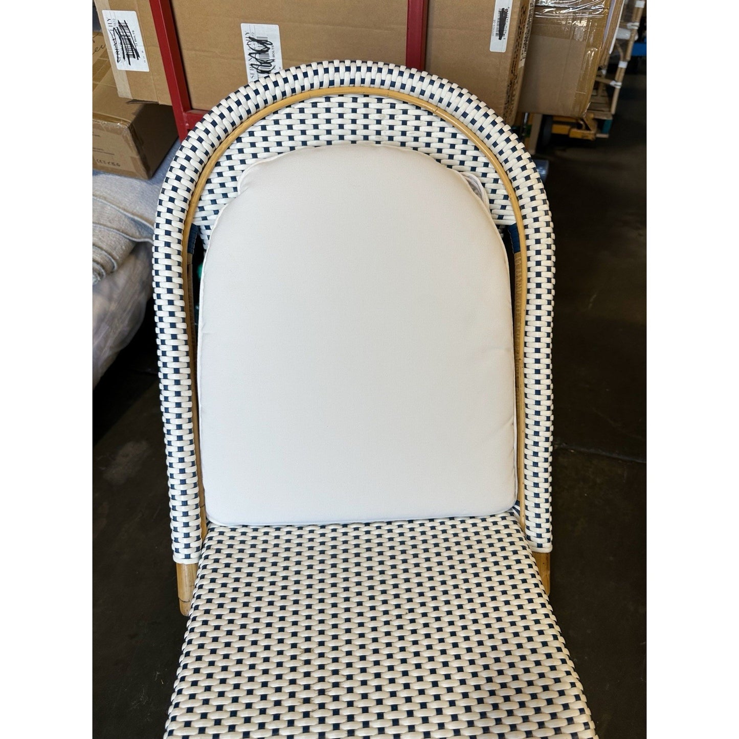 Riviera Dining/Side Chair Cushion-Sunbrella Canvas White