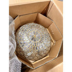 Capiz Flushmount (Large)-Brass Gold