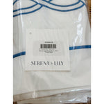 Bainbridge Piqué Euro Shams (Set of 2)-French Blue - The Home Decor Outlet