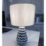 Westerly Bedside Table Lamp-Navy Blue