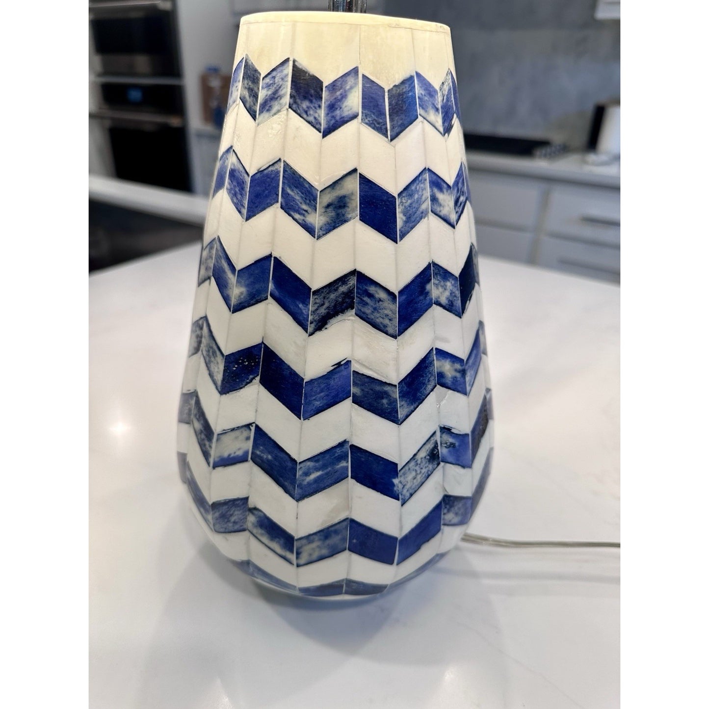 Westerly Bedside Table Lamp-Navy Blue