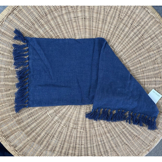 Mendocino Pillow Cover (14”x30”)-Indigo Blue - The Home Decor Outlet