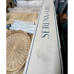 Beach Umbrella-Botanical Green Stripe