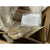 Capiz Scalloped Chandelier (20” DIAM)-Brass Gold