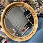 Montara Rattan Mirror (28.5” DIAM)-Natural Brown