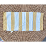 Perennials Awning Stripe Pillow Cover (14”x30”)-Yellow