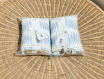 Granada King Shams (Set of 2)-Coastal Blue - The Home Decor Outlet