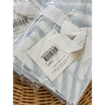 Island Palm Percale Euro Pillow Sham-Sky Blue