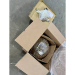Capiz Flush Mount (Small)-Brass Gold
