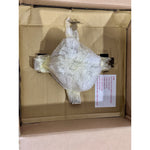 Capiz Flush Mount (Small)-Brass Gold