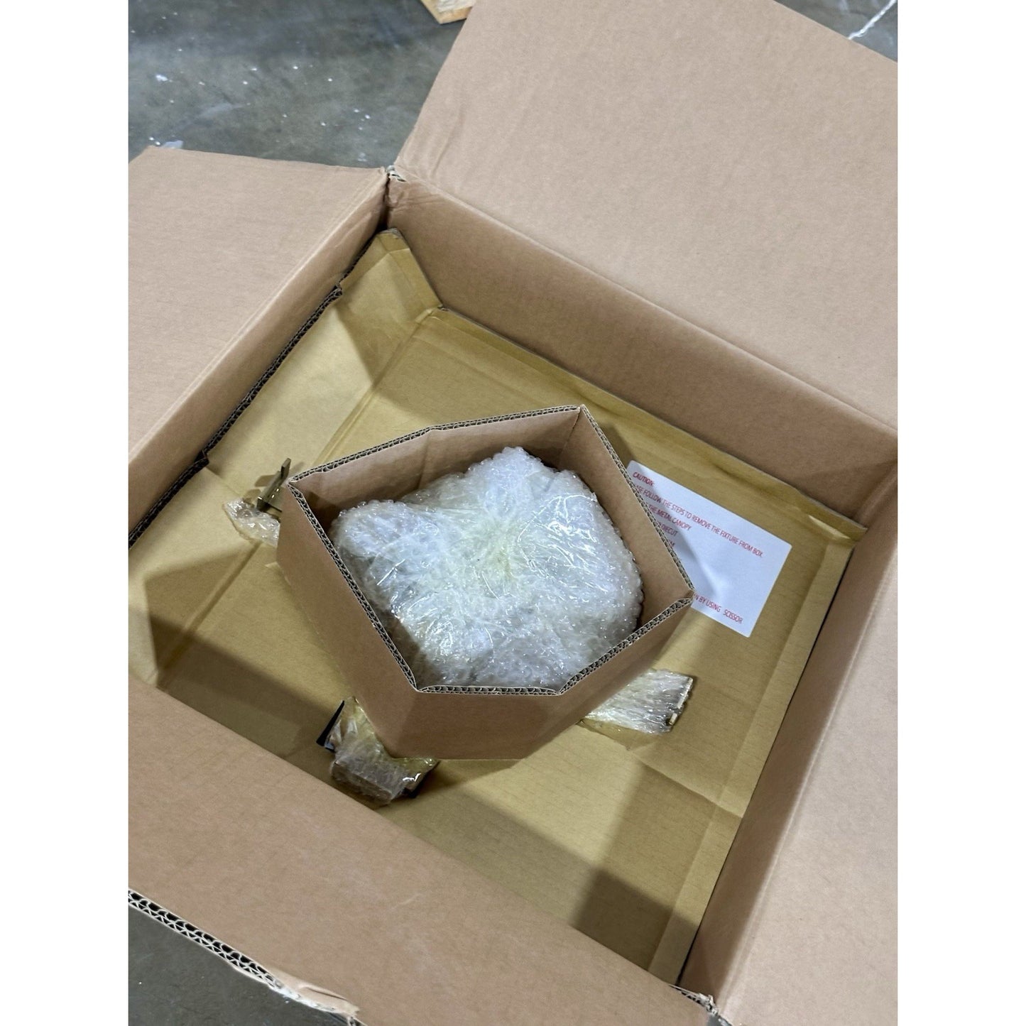 Capiz Flush Mount (Small)-Brass Gold