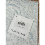 Priano Sateen Euro Pillow Sham-Sky Blue