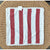 Perennials Harbor Stripe Pillow Cover (24” SQ)-Lobster Red