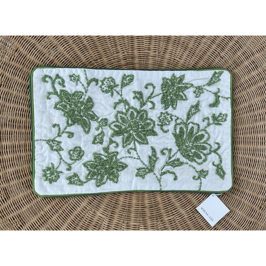 Marigot Pillow Cover (14”x22”)-Grass Green - The Home Decor Outlet