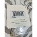 Granada Quilt (Twin) & 1 Standard Sham-Fog Grey