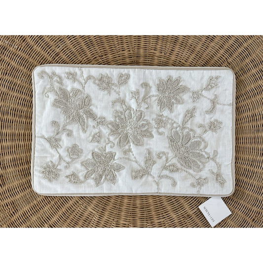 Marigot Pillow Cover (14”x22”)-Flax Beige - The Home Decor Outlet