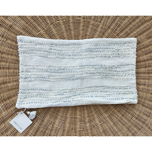 Pryce Pillow Cover (12”x21”)-Sky Blue - The Home Decor Outlet