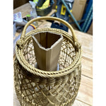Summerland Outdoor Medium Lantern-Light Dune Brown