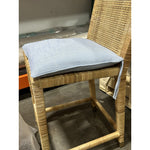 Eptos Dining Chair Cushion-Perennials Basketweave Coastal Blue