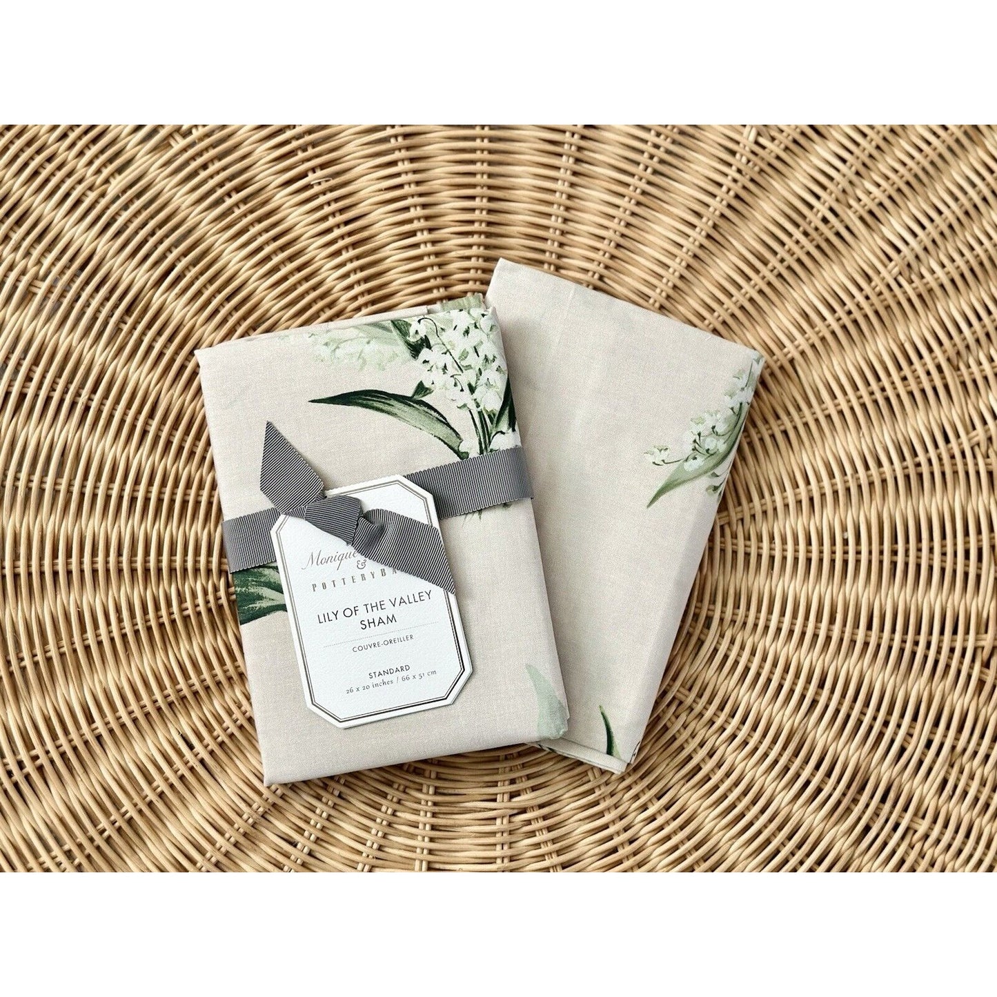 Pottery Barn x Monique Lhuillier Lily Of The Valley Cotton Std. Shams (Set of 2) - The Home Decor Outlet