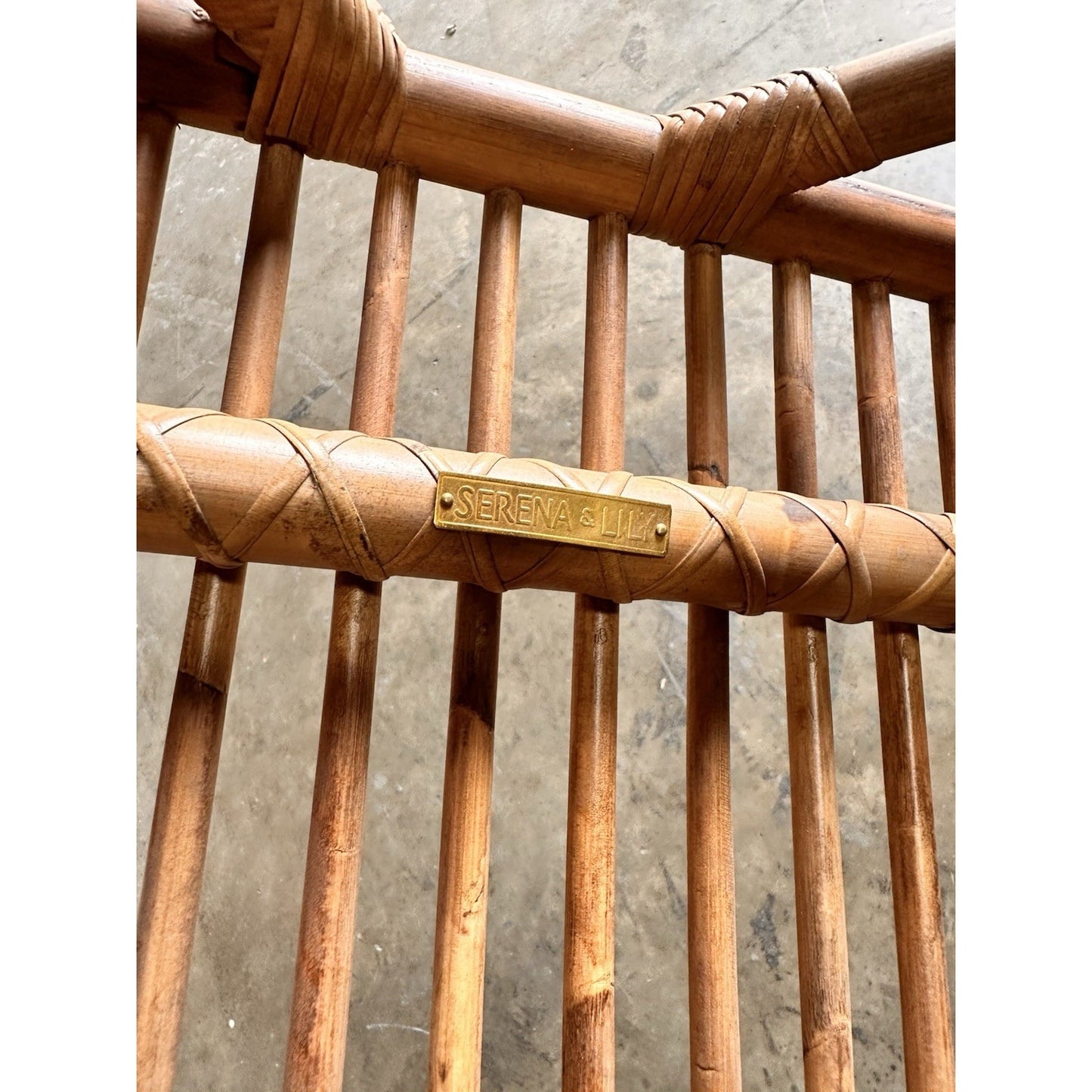 Monaco Rattan Stool (Sample Piece)-Natural/Brown