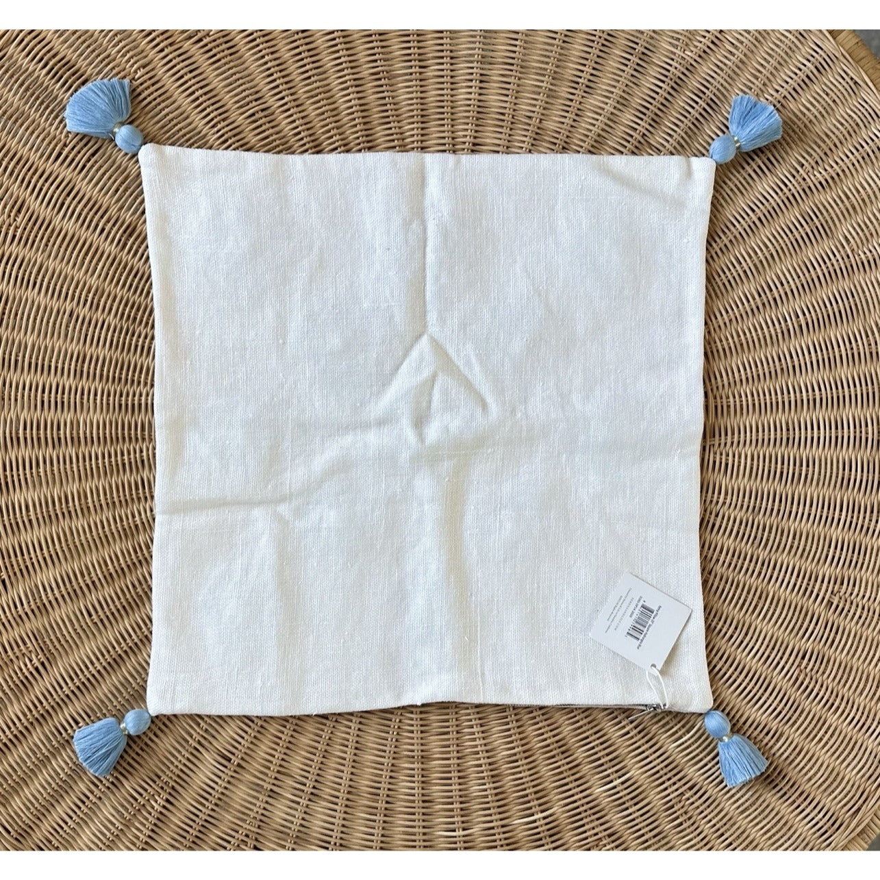 Kemp Pillow Cover (20” SQ)-Hydrangea Blue