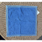 Linen Chenille Pillow Cover (22” SQ)-French Blue