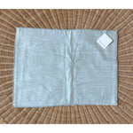 Wiltshire Raw Silk Pillow Cover (18”x24”)-Seaglass Blue Green