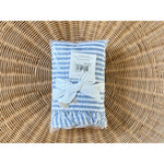 Nantucket Stripe Linen King Pillowcases (Set of 2)-Blue