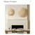 Obispo Bead Small Pendant (19.5” DIAM)-White/Beige