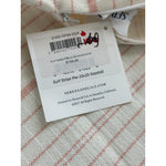 Surf Stripe Outdoor Pillow Cover (20” SQ)-Seashell Pink Red