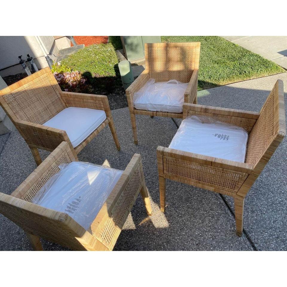 Balboa Armchairs - Natural - The Home Decor Outlet