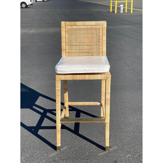 Serena & Lily Balboa Barstool-Natural - The Home Decor Outlet