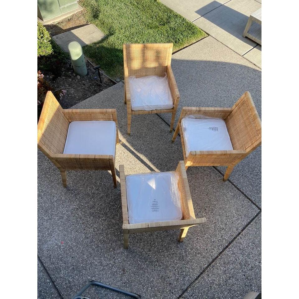 Balboa Armchairs - Natural - The Home Decor Outlet