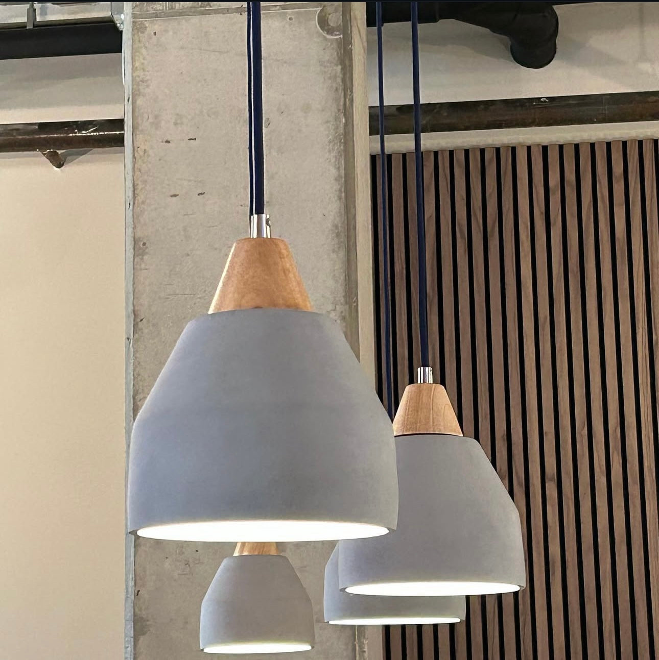 Knolls Wood Trimmed Pendant - The Home Decor Outlet