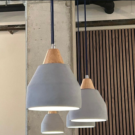 Knolls Wood Trimmed Pendant