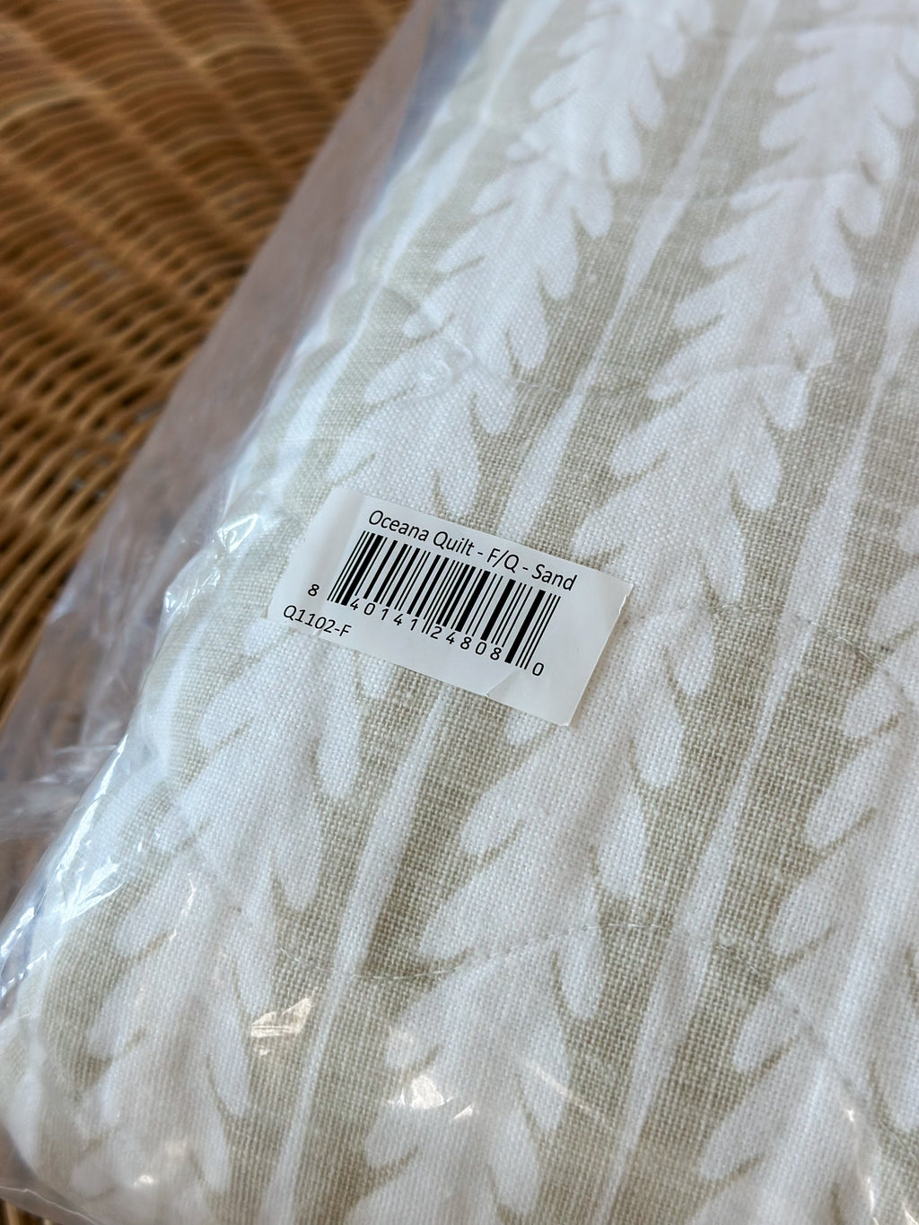 Oceana Linen Quilt (F/Q)-Sand