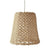 Yountville Woven Abaca Pendant-Natural Brown