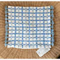 Belle Haven Pillow Cover (Sample) (22”SQ)-Capri/Coastal Blue